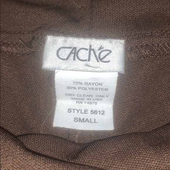 Cache Brown Chiffon/Eveni Pants - Picture 4 of 6